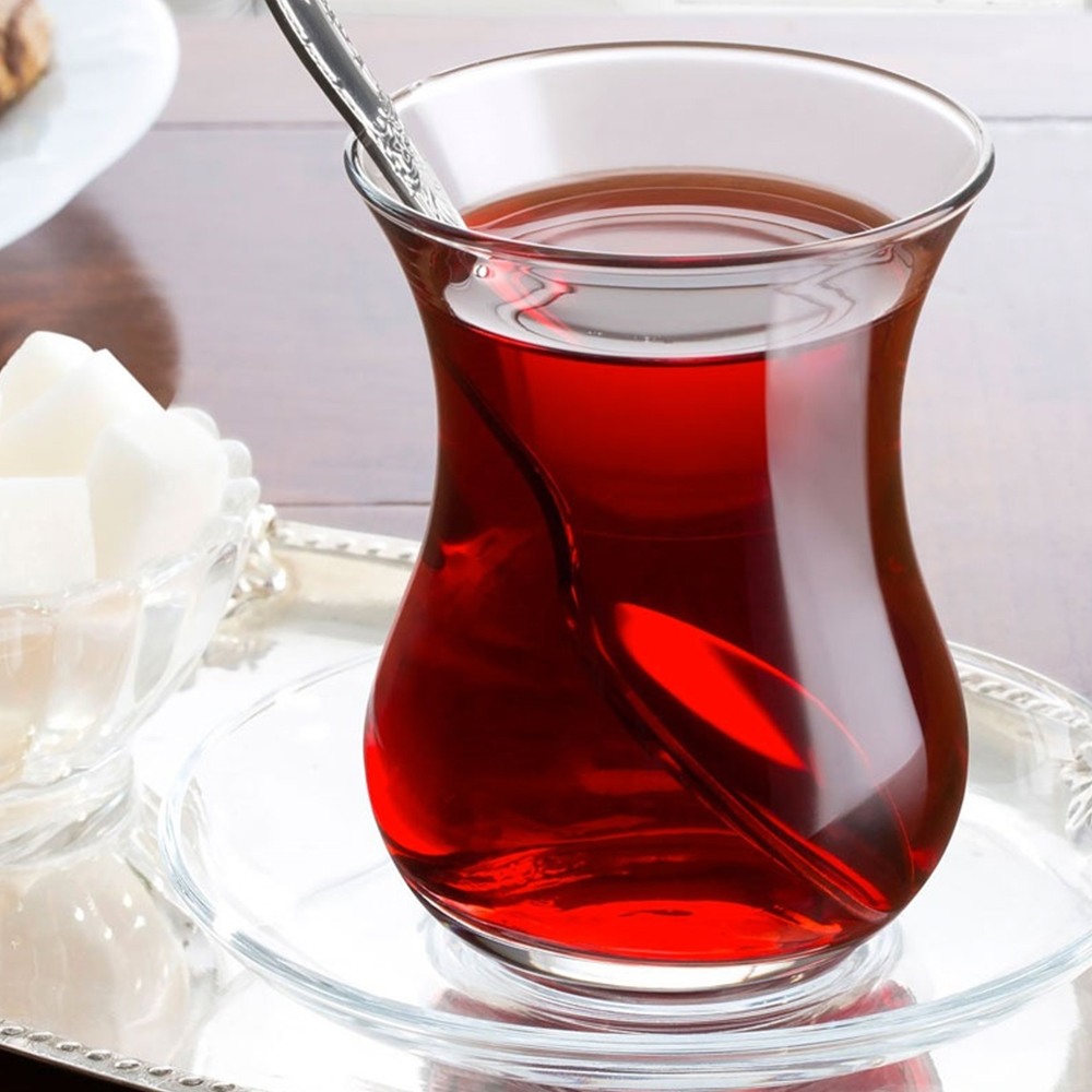 Schwarztee/Çay Klein 1,-€ Groß